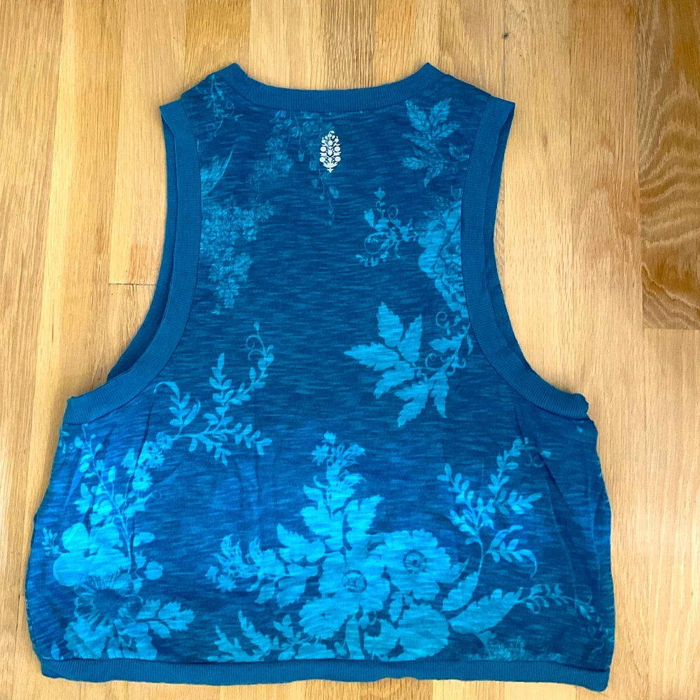 Free People Floral Tank Top Size XS